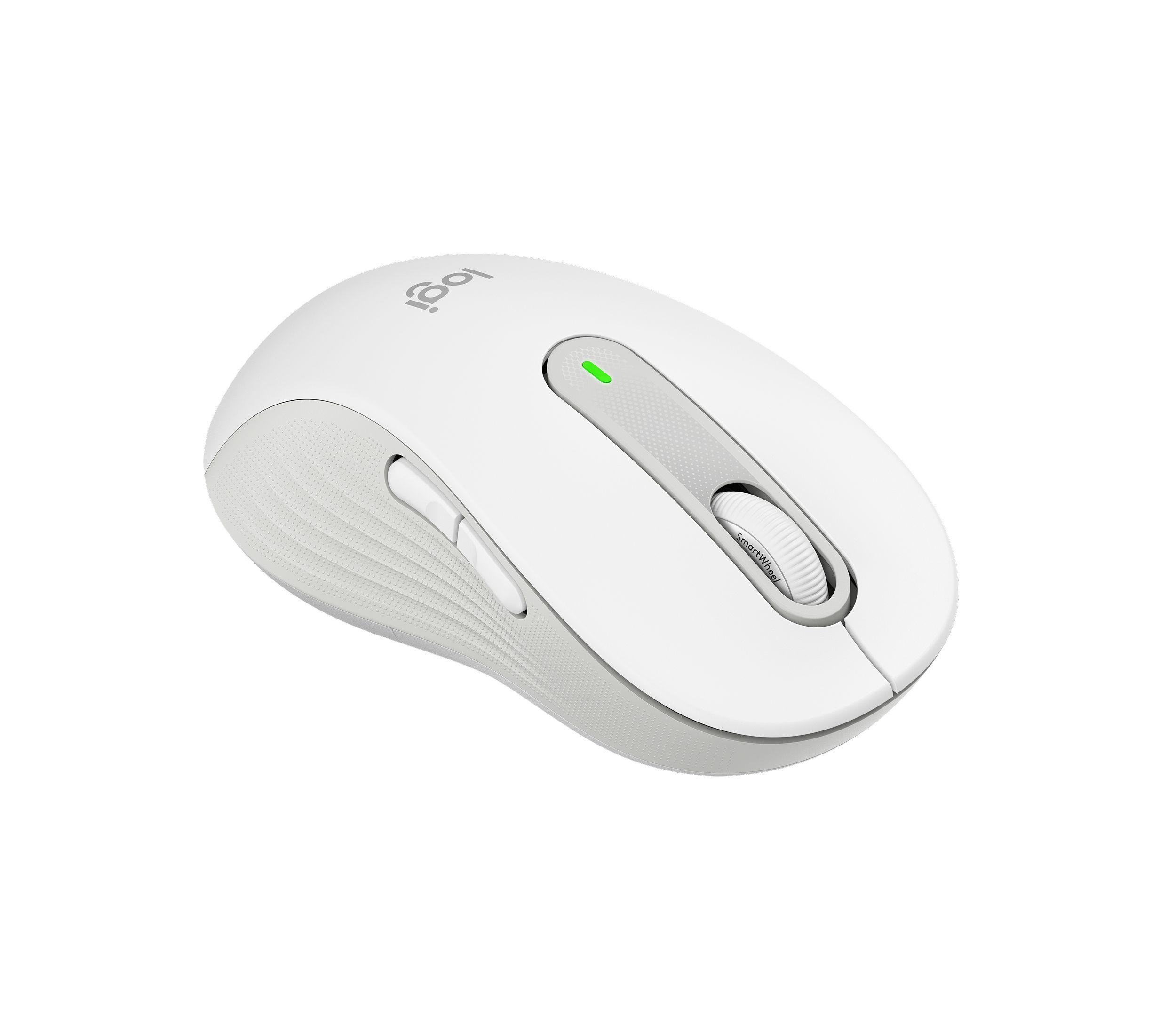 Rato LOGITECH Signature M650 L para Canhotos (Mão esquerda - 4000 DPI - Ótico - Branco) — miniatura 4