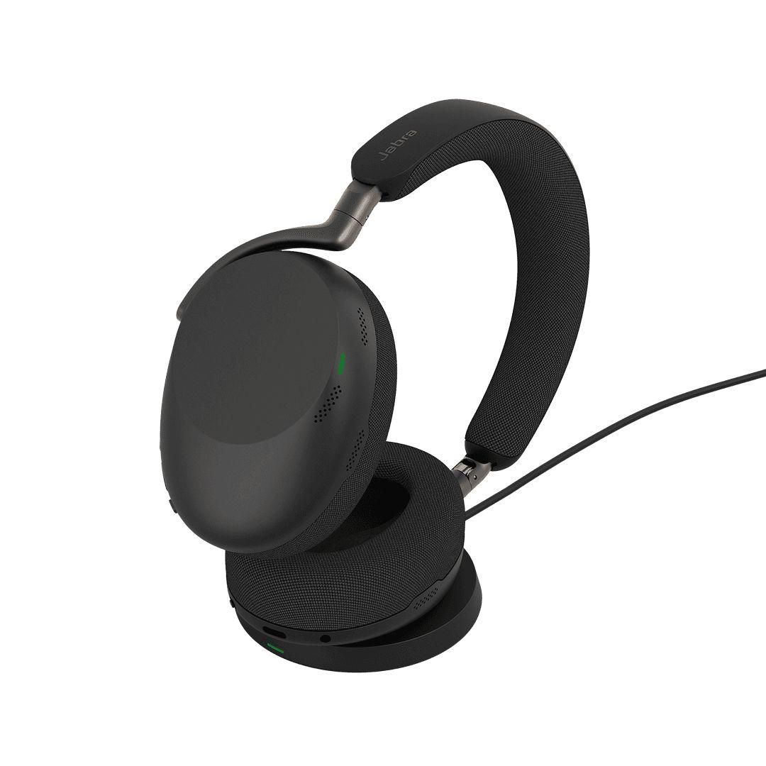 Auscultadores JABRA Evolve3 85 MS Link 390c (Binaural - Com fios e sem fios - Circum-auricular - Preto) — miniatura 2