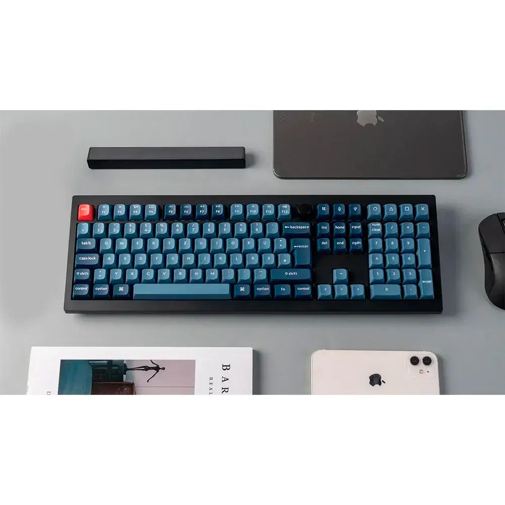 Teclado KEYCHRON V6 Max (Português - Gateron Jupiter Brown - Tamanho completo - Preto/Cinzento) — miniatura 3