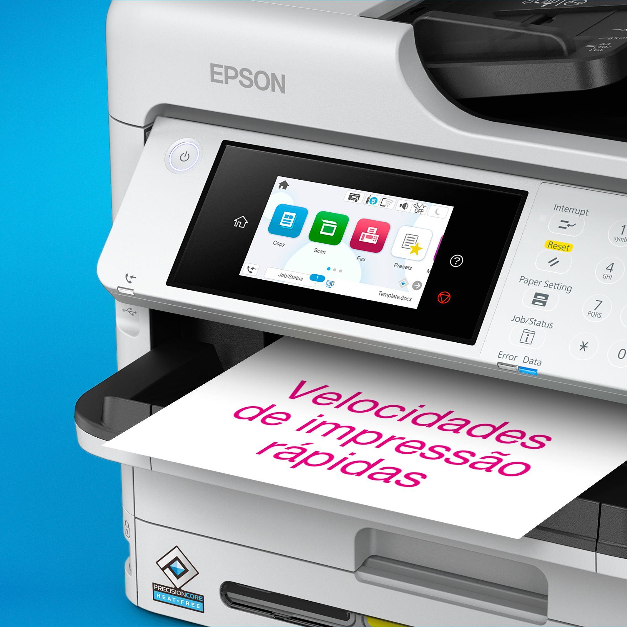 Impressora Multifunções EPSON WorkForce Pro WF-C5890DWF (A4 - Impressão a cores - 1830 folhas - Preto e Cinzento), miniatura 12