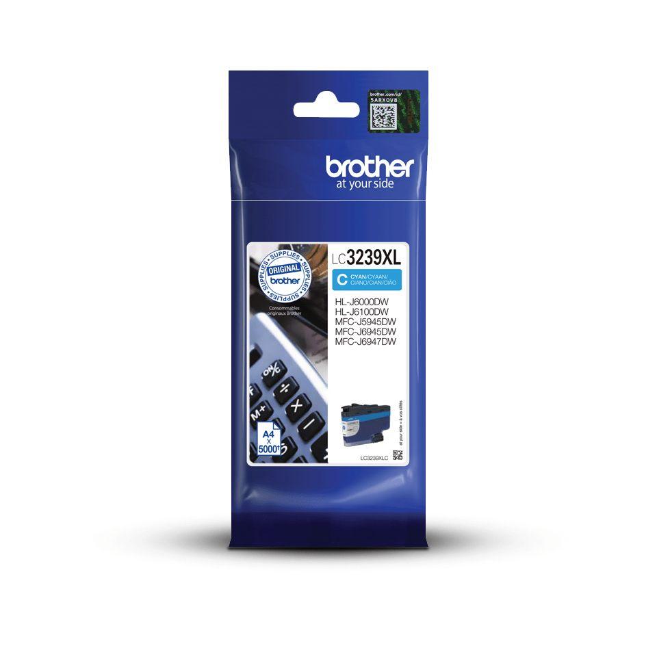 Tinteiro BROTHER LC3239XLC (5000 páginas - Ciano)