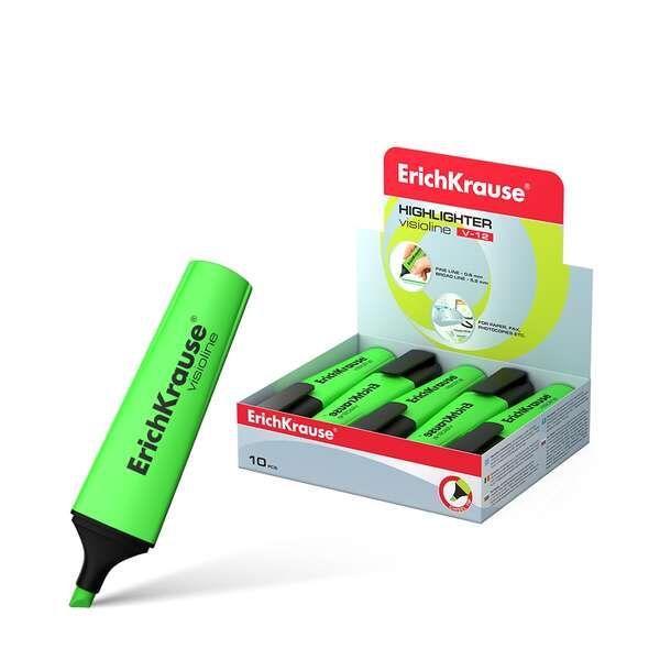Marcador Fluorescente ERICHKRAUSE Visioline V-12 (Verde)