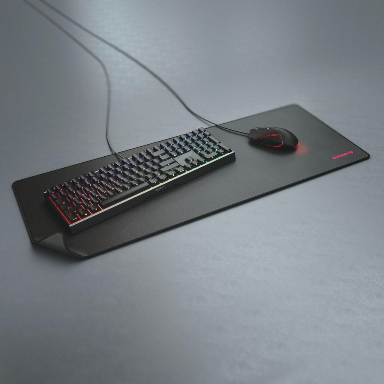 Tapete de Rato Gaming CHERRY JA-0510 / MP2000 (XXL - Borracha natural - 5 mm - Preto), miniatura 4