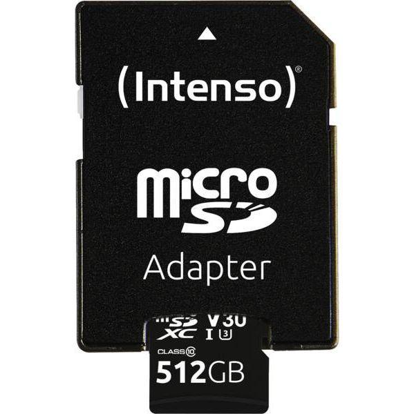 Cartão de Memória INTENSO Professional 512GB (512GB - Classe 10 - 100 MB/s - Preto), miniatura 2