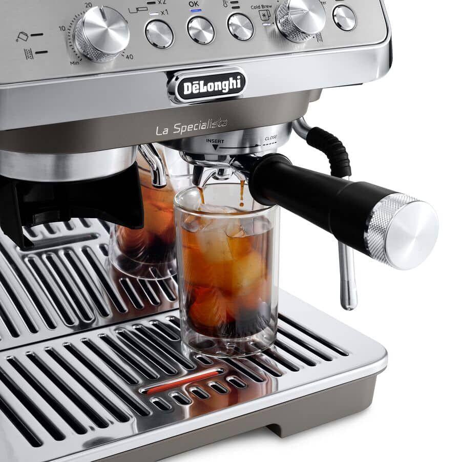 Máquina de Café Expresso DELONGHI EC9255.M La Specialista Arte Evo (Grãos de café - 15 bar - 1,7 l - Cinzento e Inox), miniatura 4