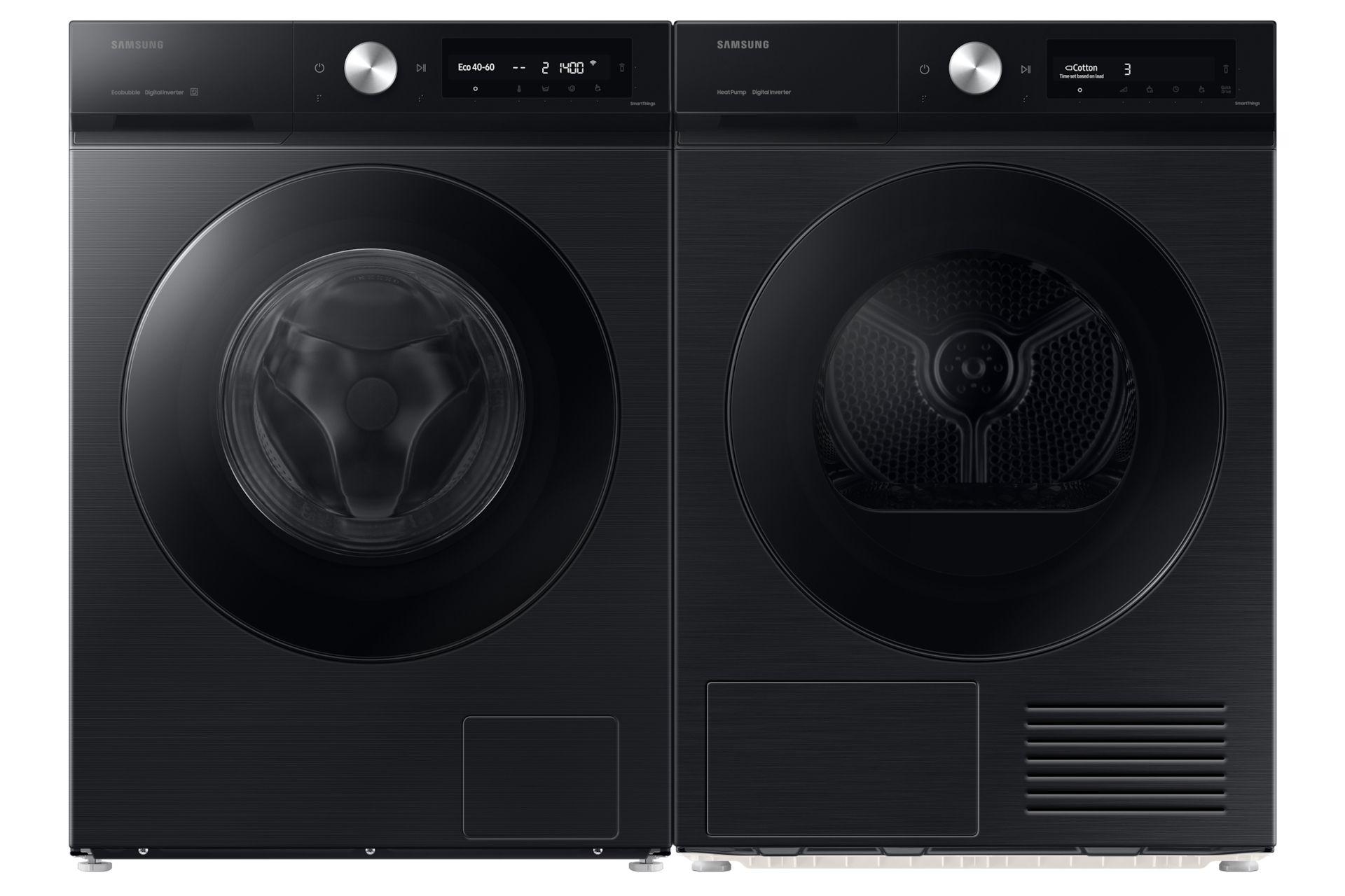 Máquina de Lavar Roupa Independente SAMSUNG WW90DB7U94GBU3 (1400 RPM - B - A - Preto) — miniatura 9
