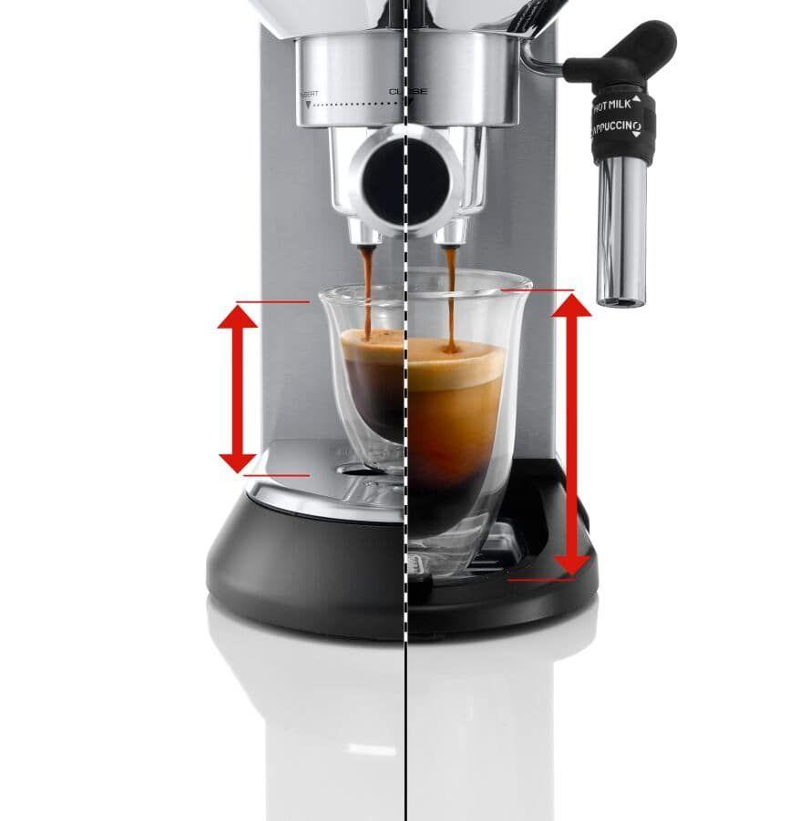 Máquina de Café Expresso DELONGHI Dedica EC685.M (Doses individuais, Café moído - 1300 W - 15 bar - Prateado), miniatura 5
