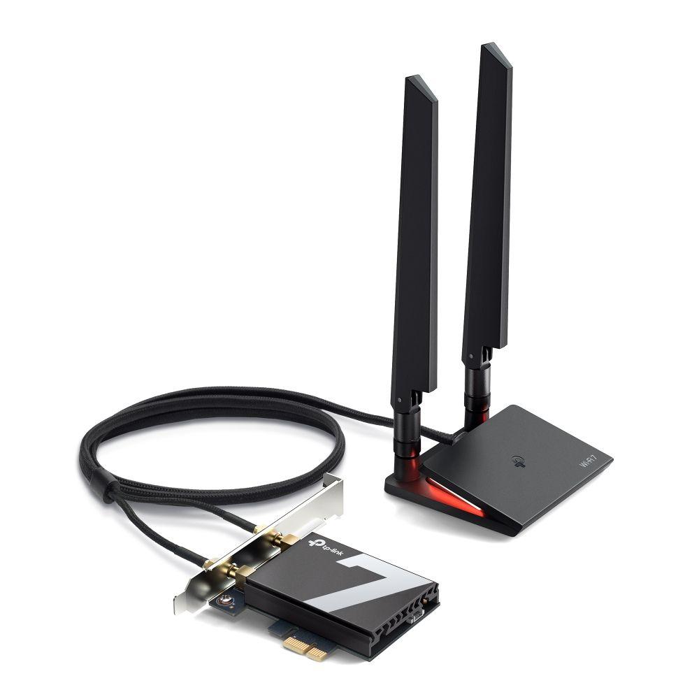 Placa de Rede PCIe TP-LINK Archer TBE550E (Wi-Fi 7 - 5760 Mbps - PCI Express - Preto) — miniatura 3