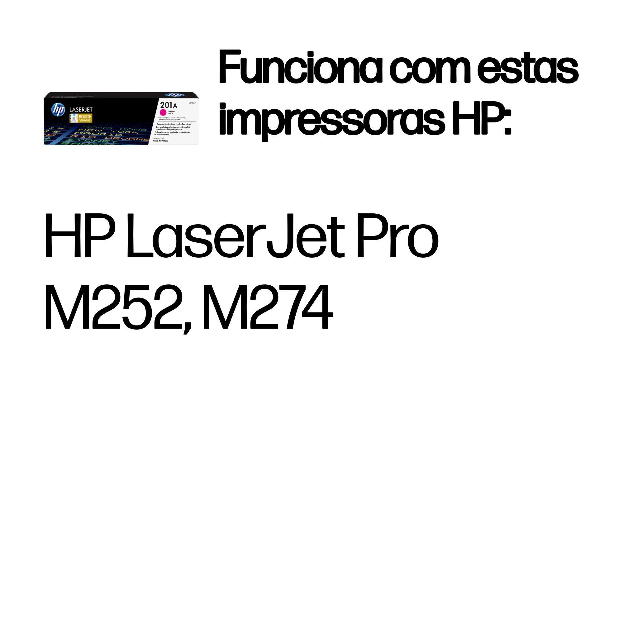 Toner HP 201A CF403A (1330 páginas - Magenta) — miniatura 2