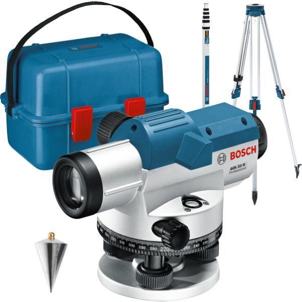 Nível Ótico BOSCH GOL 32 G Professional (Azul e Cinzento), miniatura 2