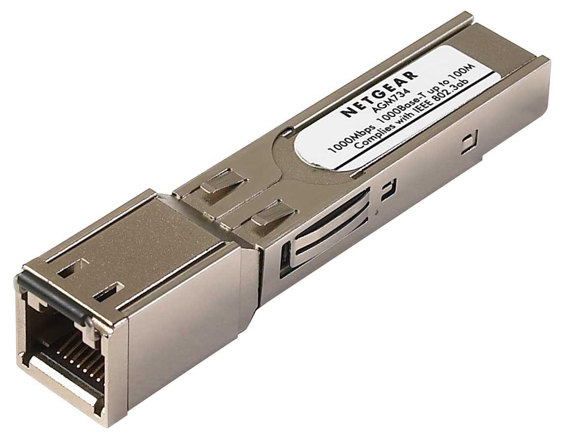 Módulo Transceptor NETGEAR AGM734 (Gigabit Ethernet - 1000 Mbit/s - Prateado)