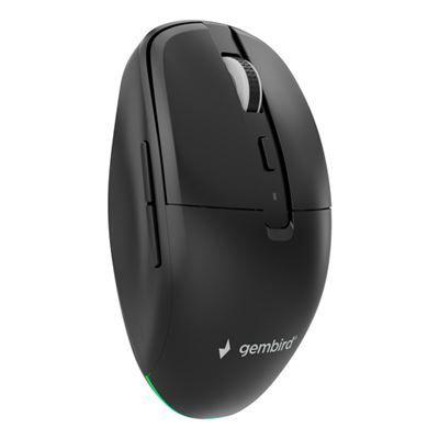 Rato GEMBIRD MUSW2-6B-01 (Ambidestro - 1600 DPI - Ótico - Preto) — miniatura 2