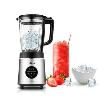 Liquidificadora UFESA Rock Crystal (1800 W - 1,75 l - AC - Preto e Inox)