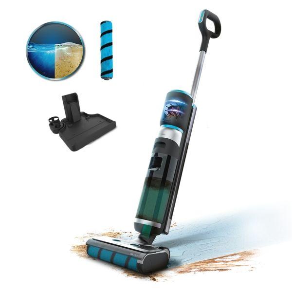 Mopa Elétrica CECOTEC FreeGo Wash&Vacuum (Preto e Azul)
