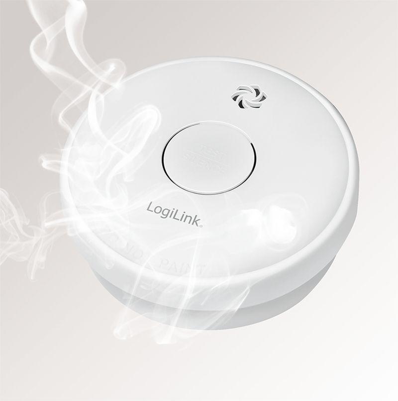 Detetor de Fumo LOGILINK SC0015 (Branco), miniatura 4