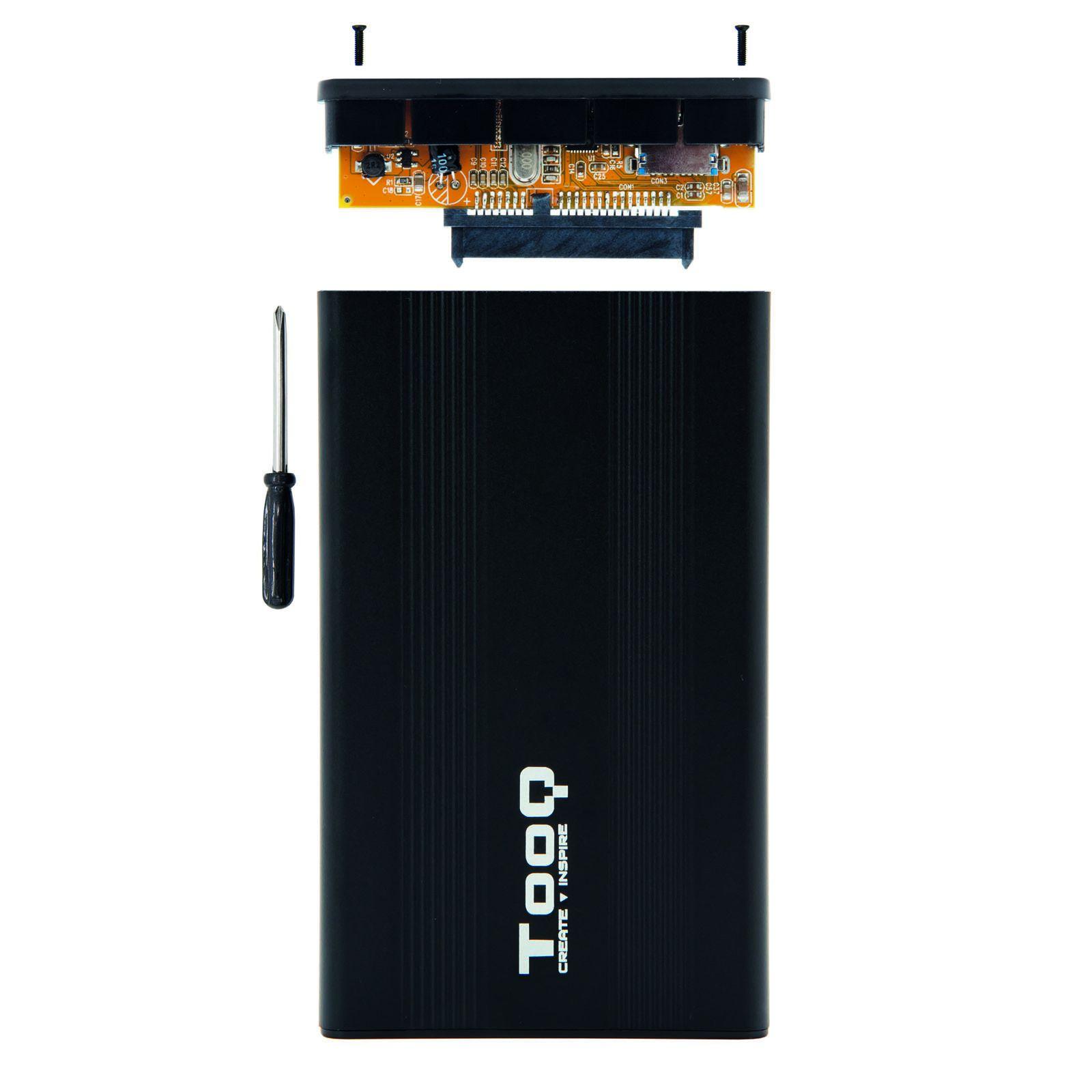 Caixa Externa TOOQ TQE-2510B (0,75 TB - 2,5" - Preto) — miniatura 3
