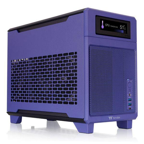 Caixa PC THERMALTAKE TR100 Future Dusk (Mini-ITX - SFX, SFX-L - 2.5" - Violeta) — miniatura 2