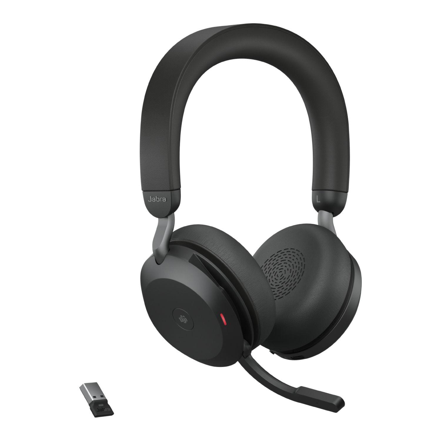 Auscultadores JABRA Evolve2 75 MS Link380a (Binaural - Sem fios - Supra-aural - Preto) — miniatura 3