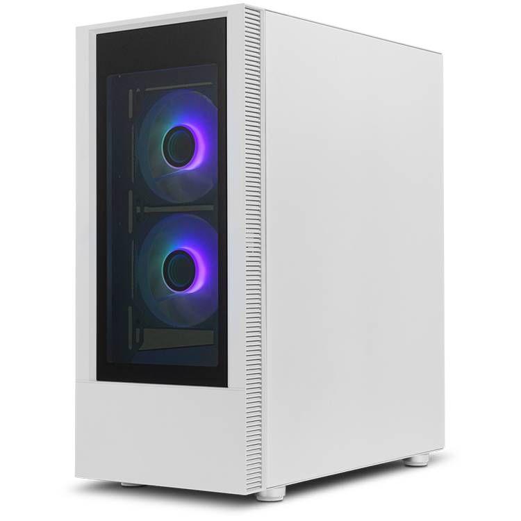 Caixa PC Mid-Tower NOX Hummer Nemesis (ATX, micro ATX - ATX, SFX, SFX-L - Mid-Tower - Branco) — miniatura 3
