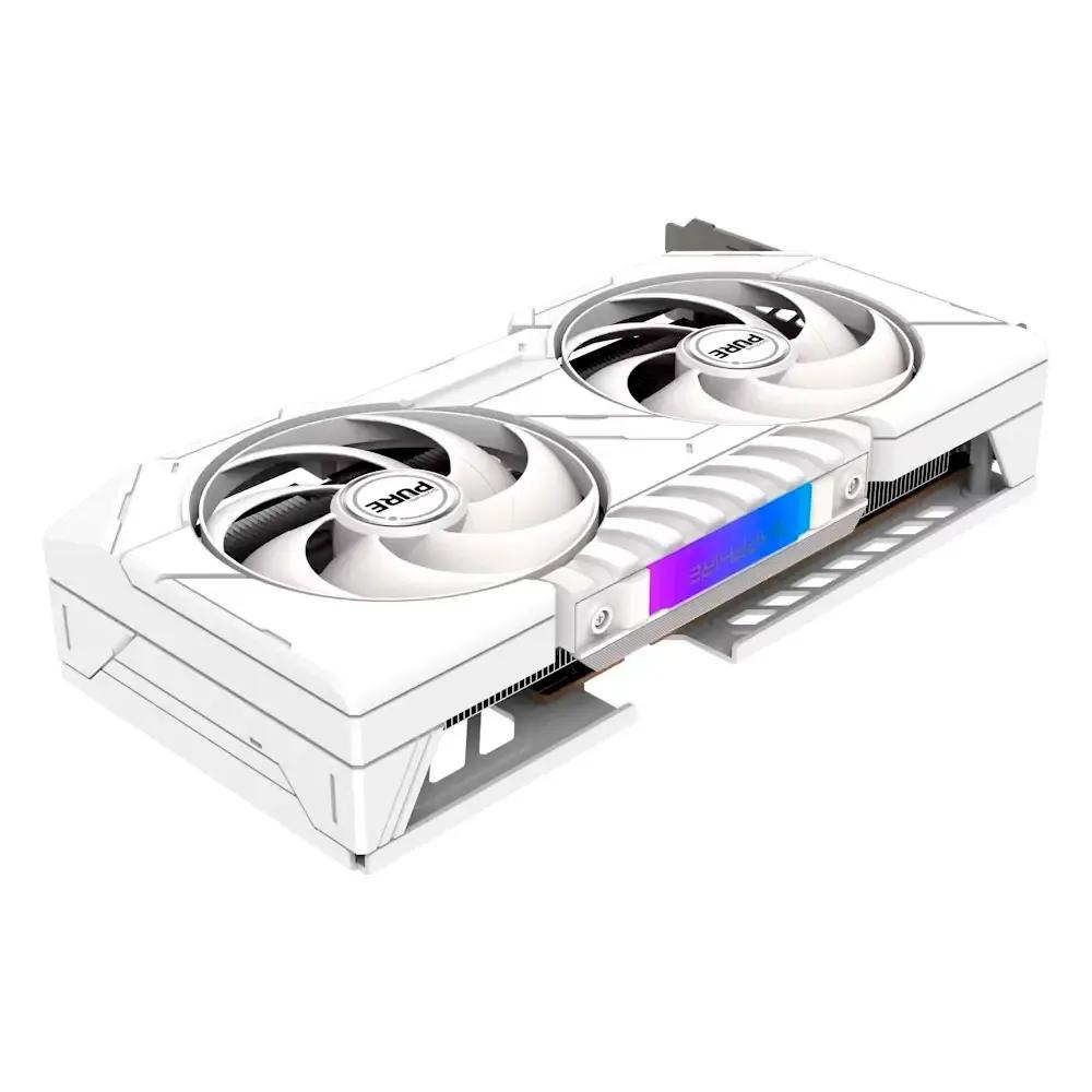 Placa Gráfica SAPPHIRE PURE Radeon RX 9060 XT Gaming OC (AMD Radeon RX 9060 XT - 16 GB - 128 bit - Branco) — miniatura 3