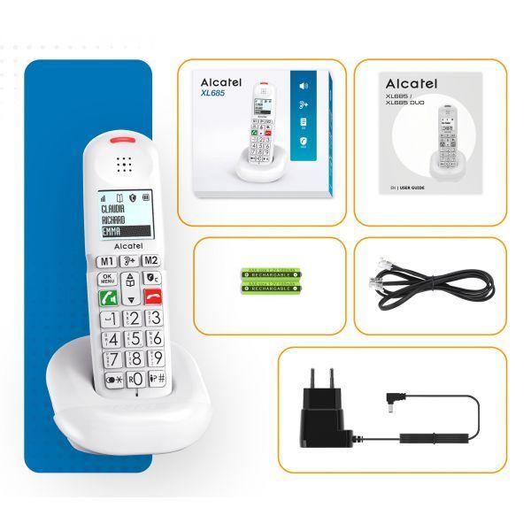 Telefone Sem Fios ALCATEL XL685 Duo (8 h - Preto), miniatura 5