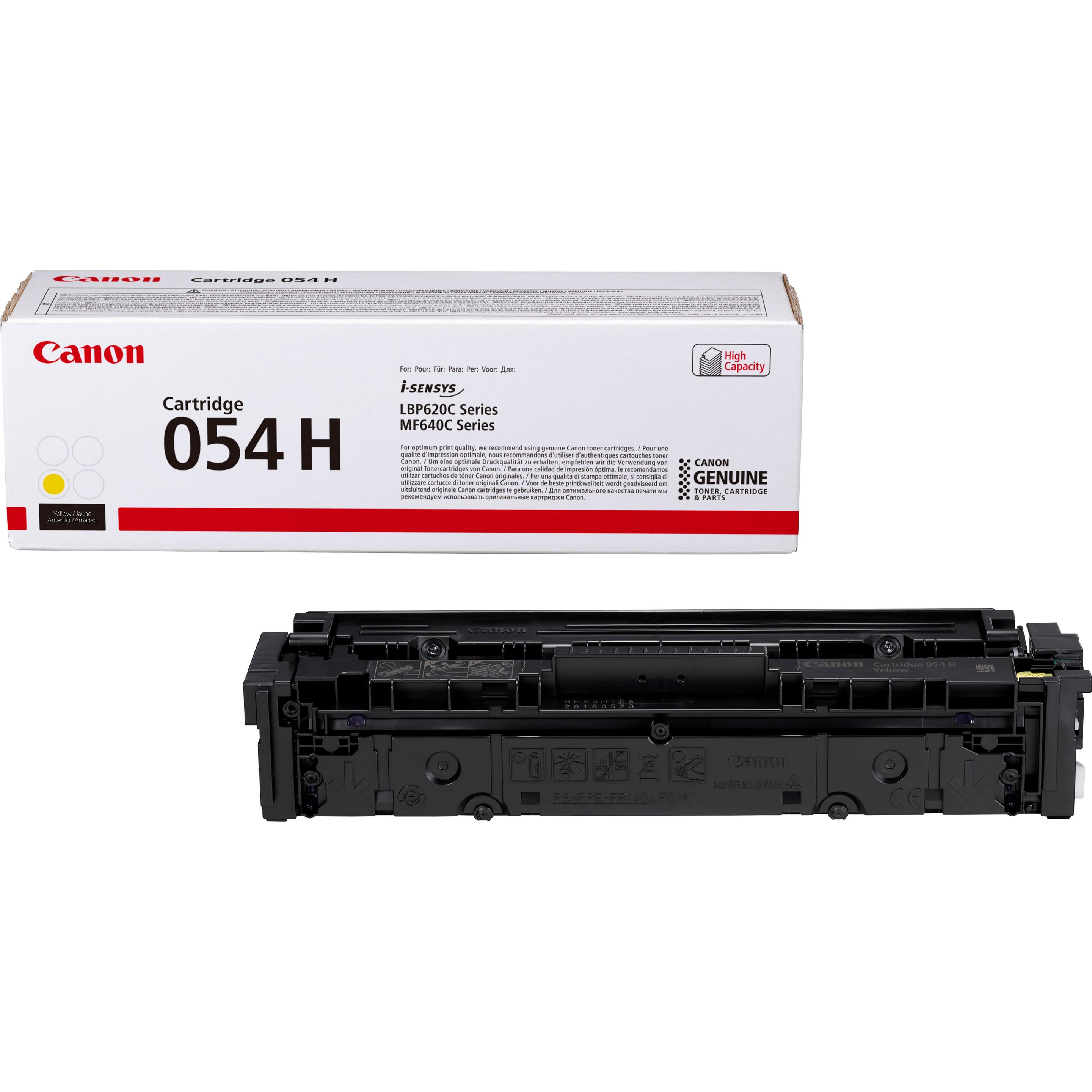 Toner CANON 054H (2300 páginas - Amarelo)