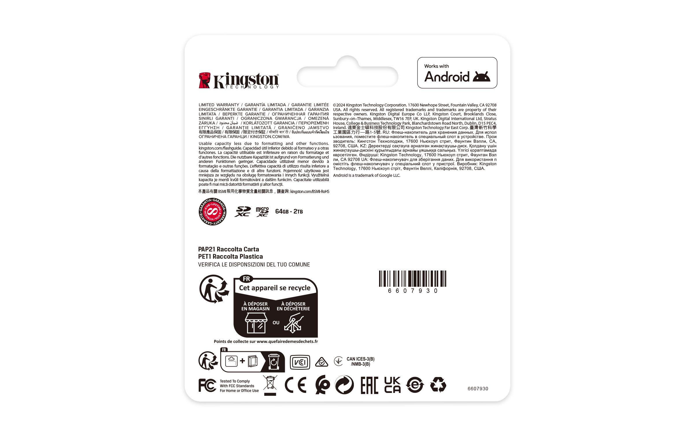 Cartão de Memória KINGSTON Canvas Select Plus SDCS3/128GB (128GB - Classe 10 - 150 MB/s - Preto) — miniatura 6