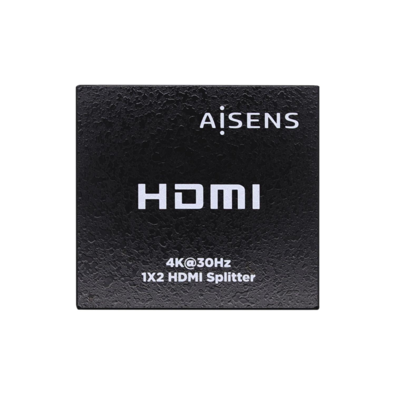 Duplicador HDMI AISENS A123-0506 (30 Hz - Preto)