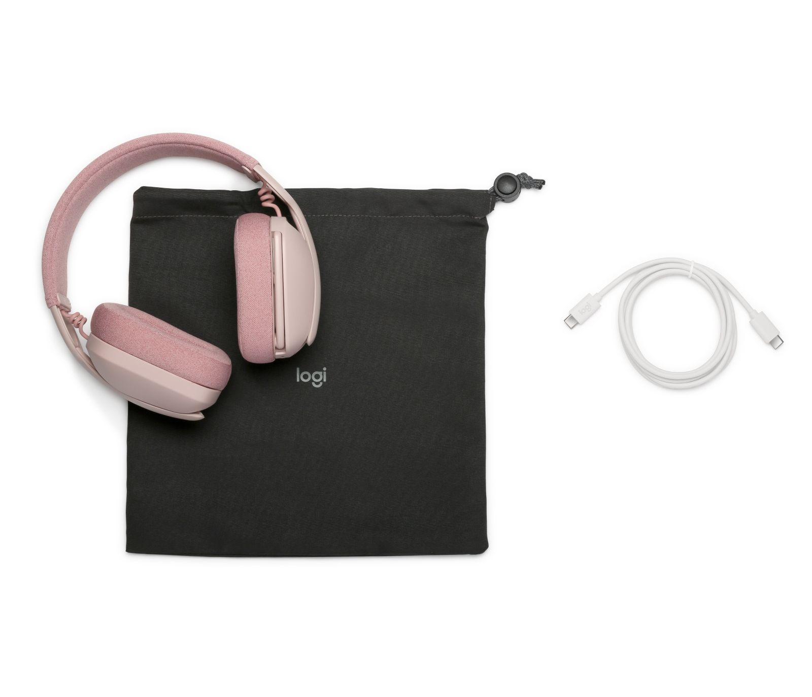 Auscultadores LOGITECH Zone Vibe 100 (Binaural - Sem fios - Circum-aural - Rosa), miniatura 8