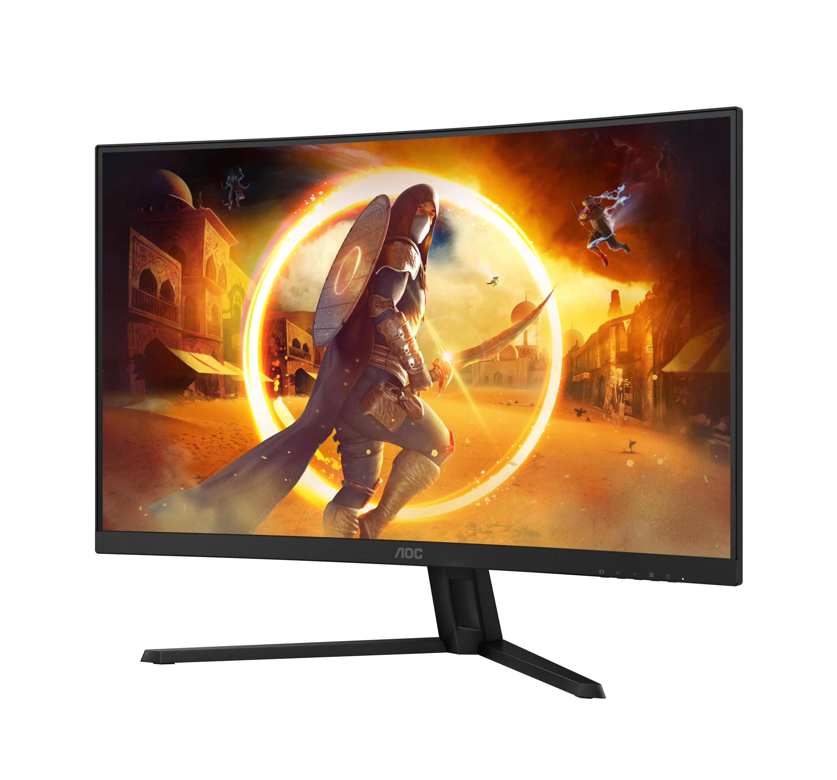 Monitor AOC CQ32G4VE (31,5" - Fast VA - 180 Hz - Preto/Cinzento) — miniatura 9