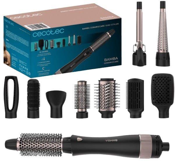 Escova Modeladora de Cabelo a Ar CECOTEC Bamba CeramicCare 10in1 Styler (Preto e Rosa Dourado) — miniatura 4