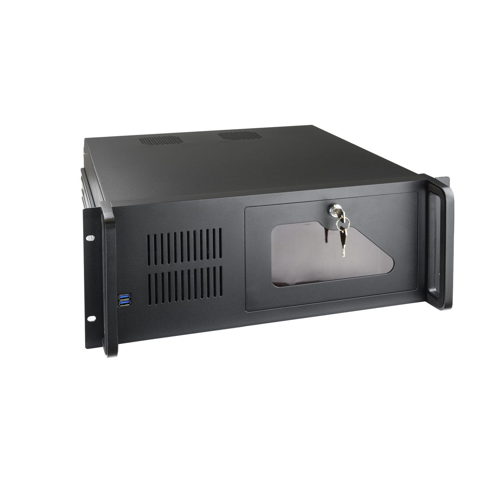 Caixa PC Rack TOOQ RACK-406N-USB3 (2 x USB 3.0 - Rack de pendurar na parede - Preto)