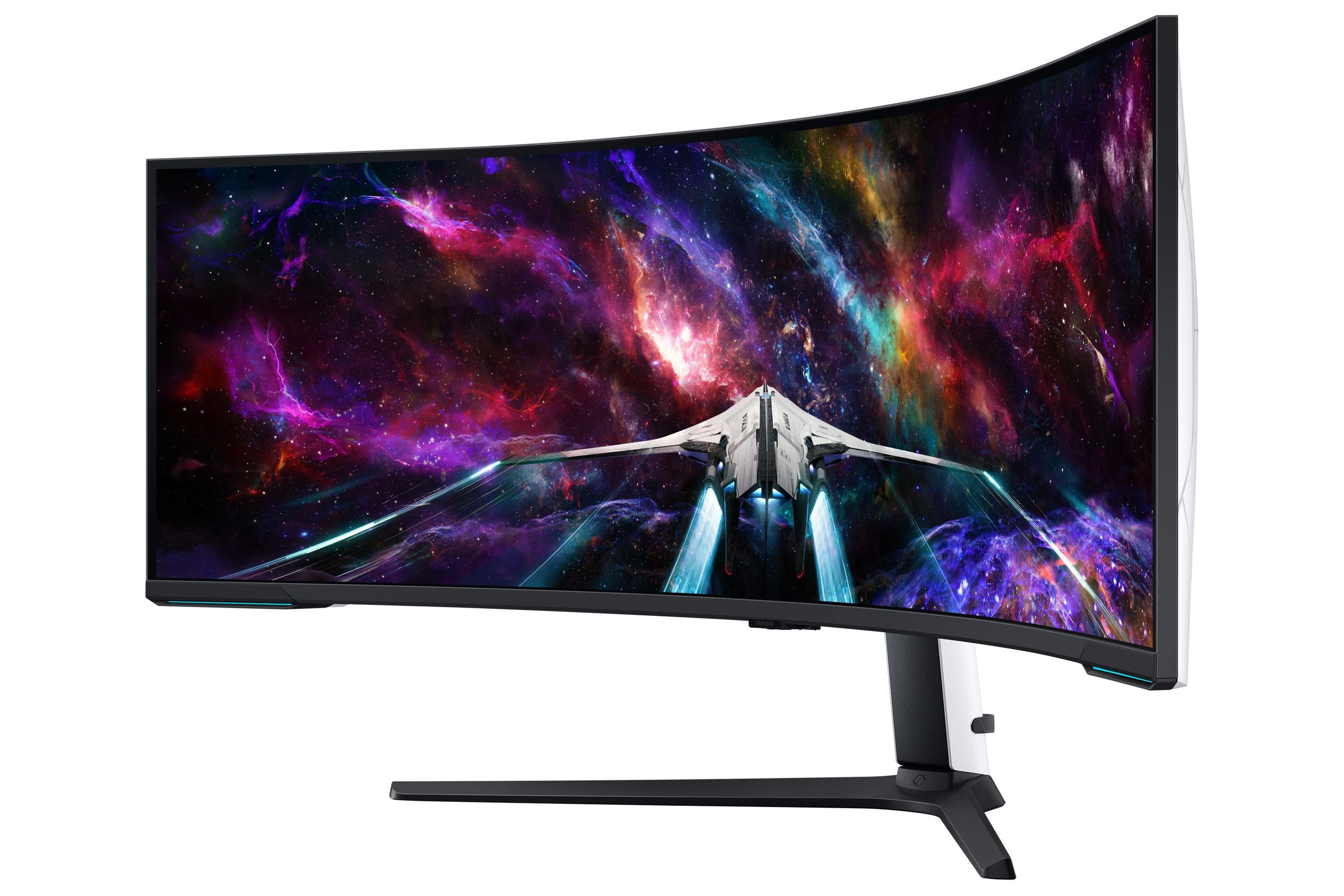 Monitor SAMSUNG Odyssey Neo G9 G95NC (57" - VA - 240 Hz - Preto e Branco) — miniatura 4