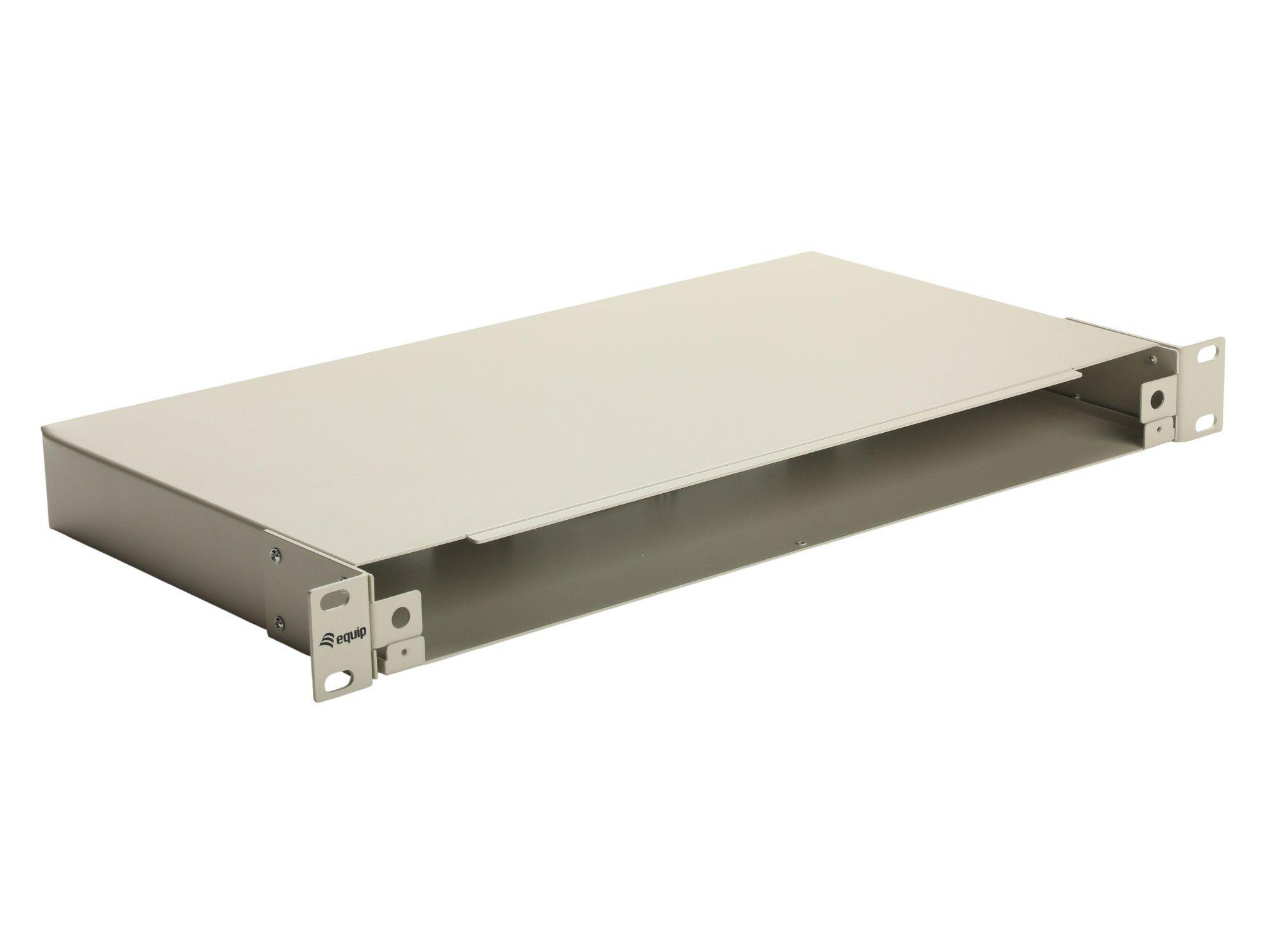 Caixa de Emenda de Fibra Óptica EQUIP 337112 (19" - 1U - 48 fibras - Cinzento)