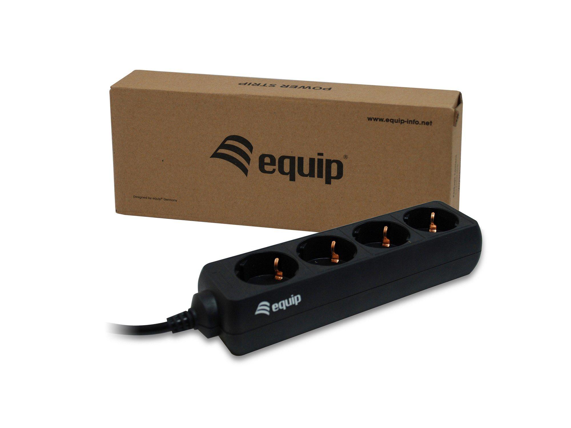 Bloco de Tomadas EQUIP 333281 (C14 IEC320 - Preto) — miniatura 2