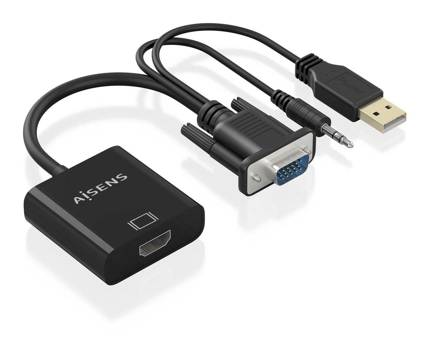 Cabo Conversor AISENS A115-0872 (0,2 m - HDMI Type-A - Preto), miniatura 2