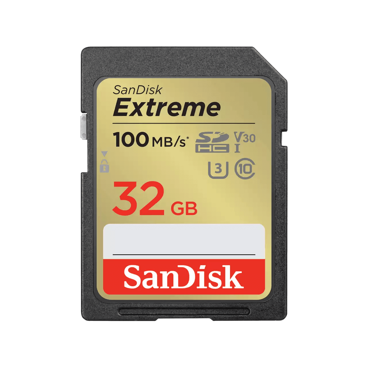 Cartão de Memória SANDISK SDSDXVT-032G-GNCIN (32GB - Classe 10 - Até 100MB/s - Prateado)