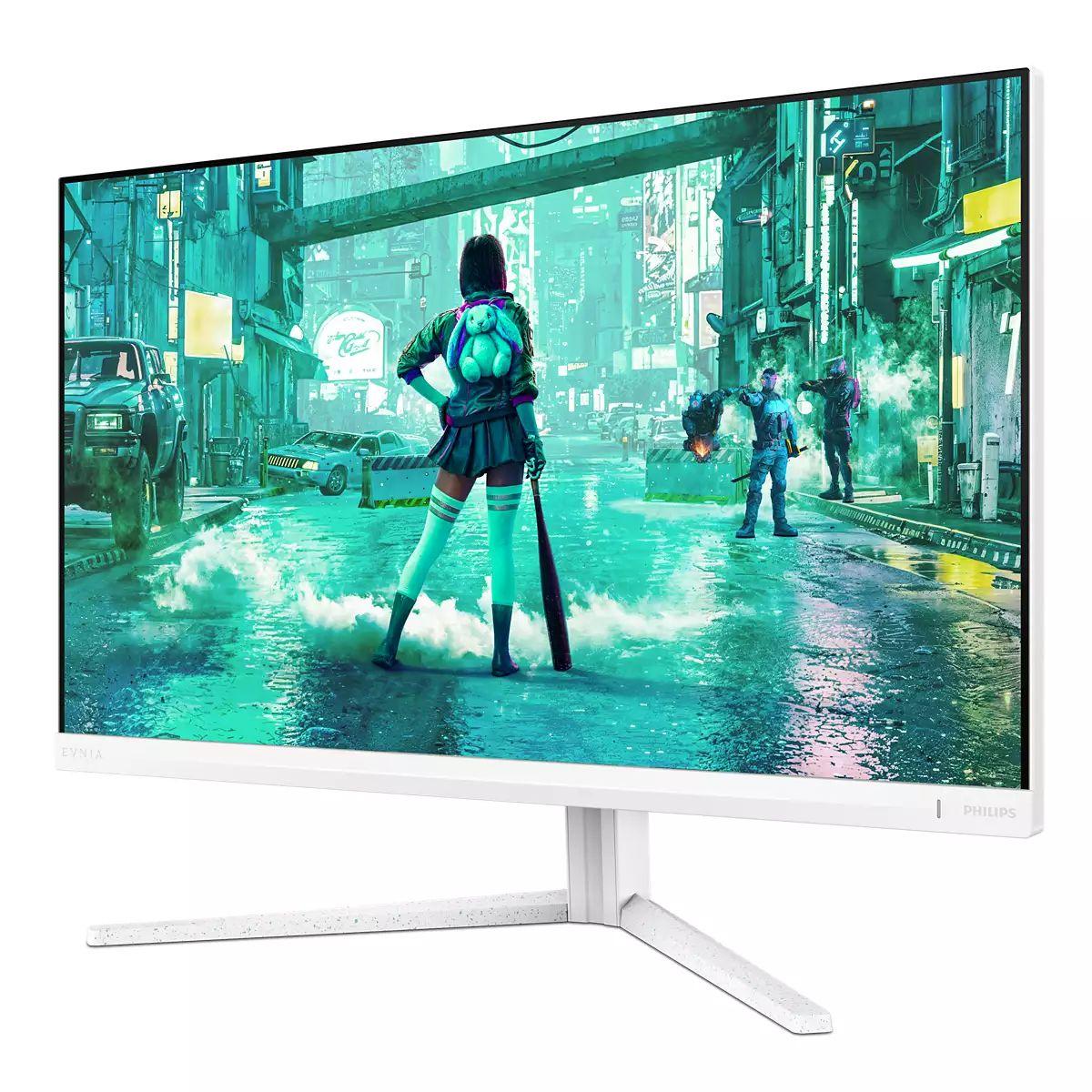 Monitor PHILIPS Evnia 27M2N3201A/00 (27" - Fast IPS - 180 Hz - Branco) — miniatura 8