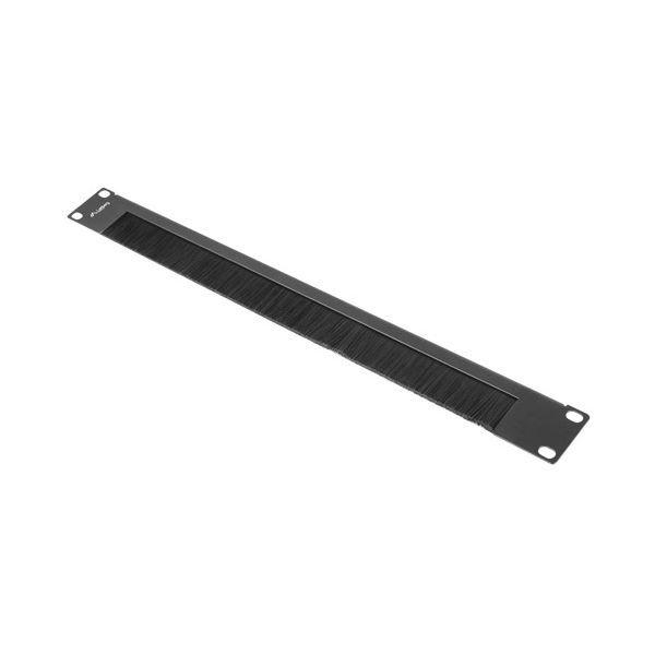 Painel Passa-Cabos com Escova LANBERG AK-1103-B (19" - 1U - Preto) — miniatura 2