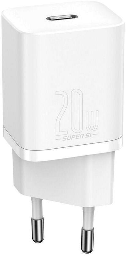 Carregador de Parede BASEUS Super Si CCSUP-B02 (20W - 1 x USB-C - Branco), miniatura 2