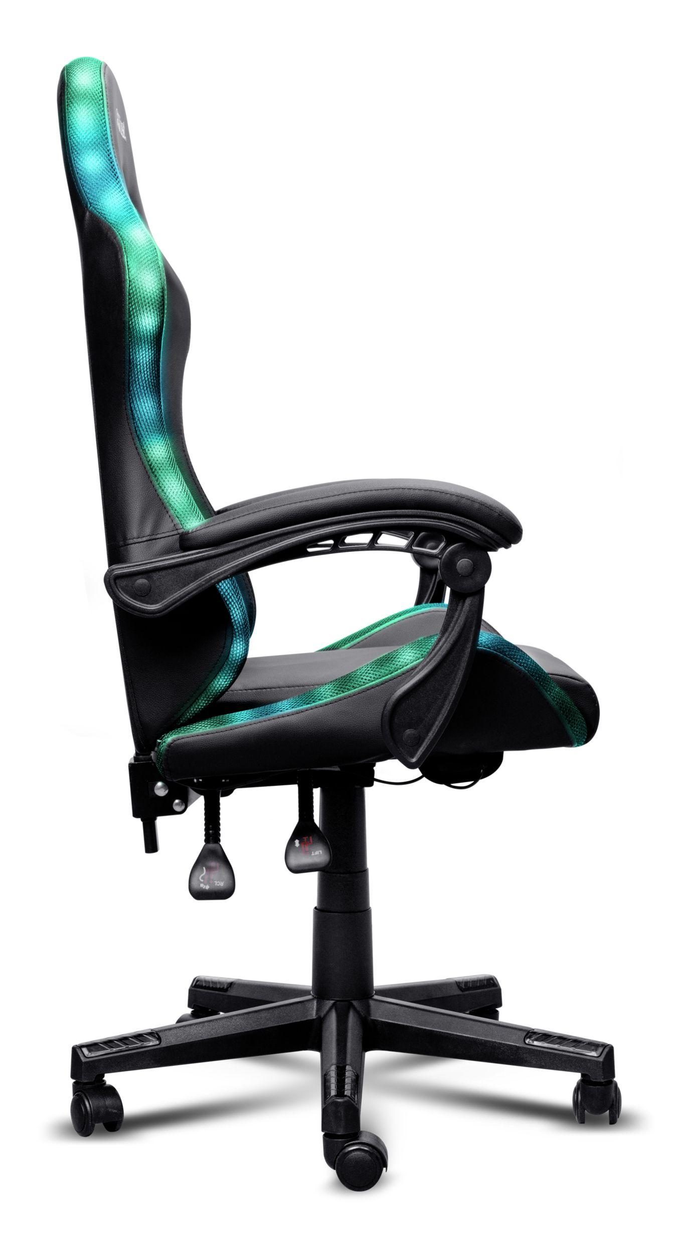 Cadeira Gaming TRUST GXT 704 RONIQ (110 kg - 124 cm - 90-110° - Preto) — miniatura 4