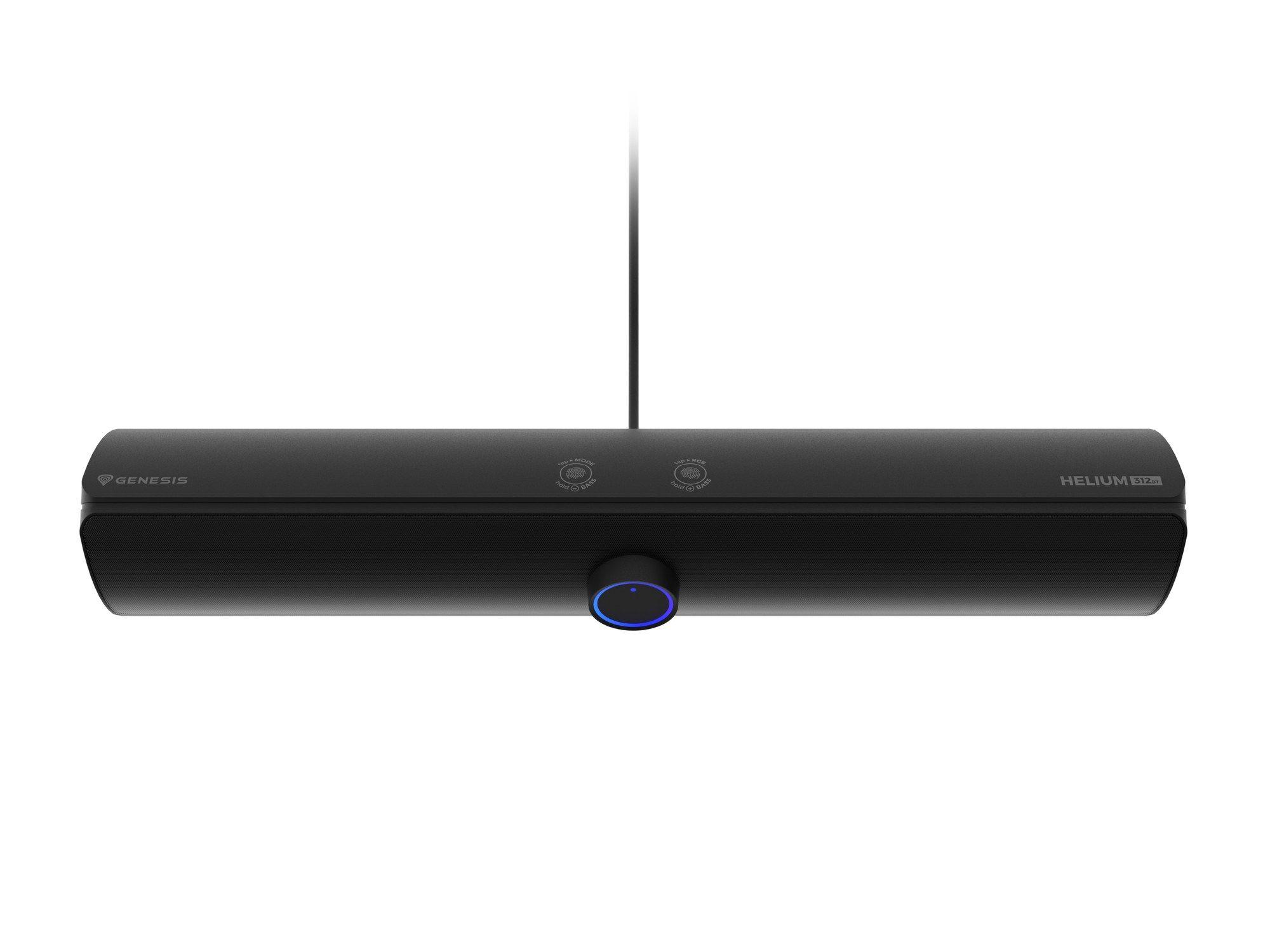 Soundbar GENESIS Helium 312BT (Com fios e sem fios - 10 W - 2.0 canais - Preto), miniatura 3