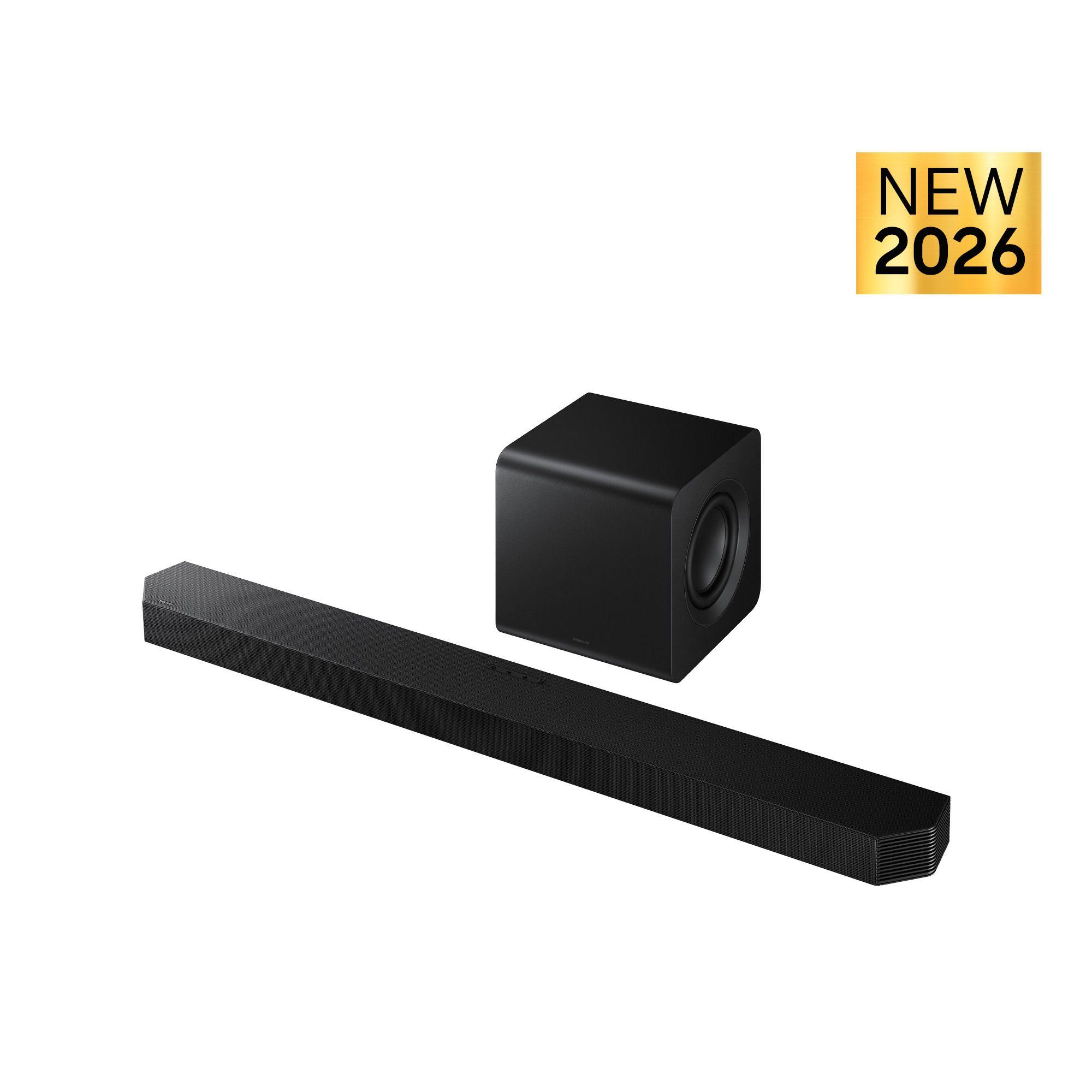 Barra de Som SAMSUNG HW-Q800H/XC (39 W - Com fios e sem fios - Preto)