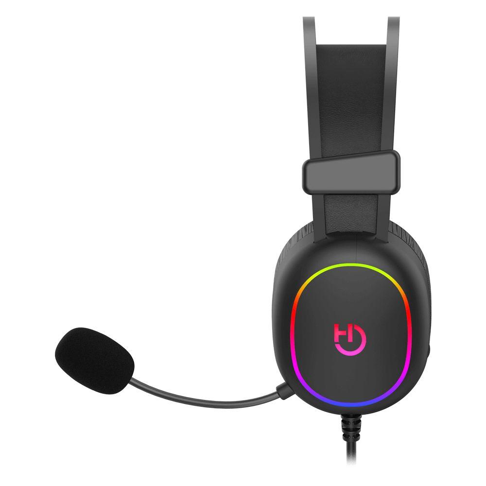Headset Gaming HIDITEC Erys ARGB (Binaural - Com fios - Circum-aural - Preto), miniatura 3