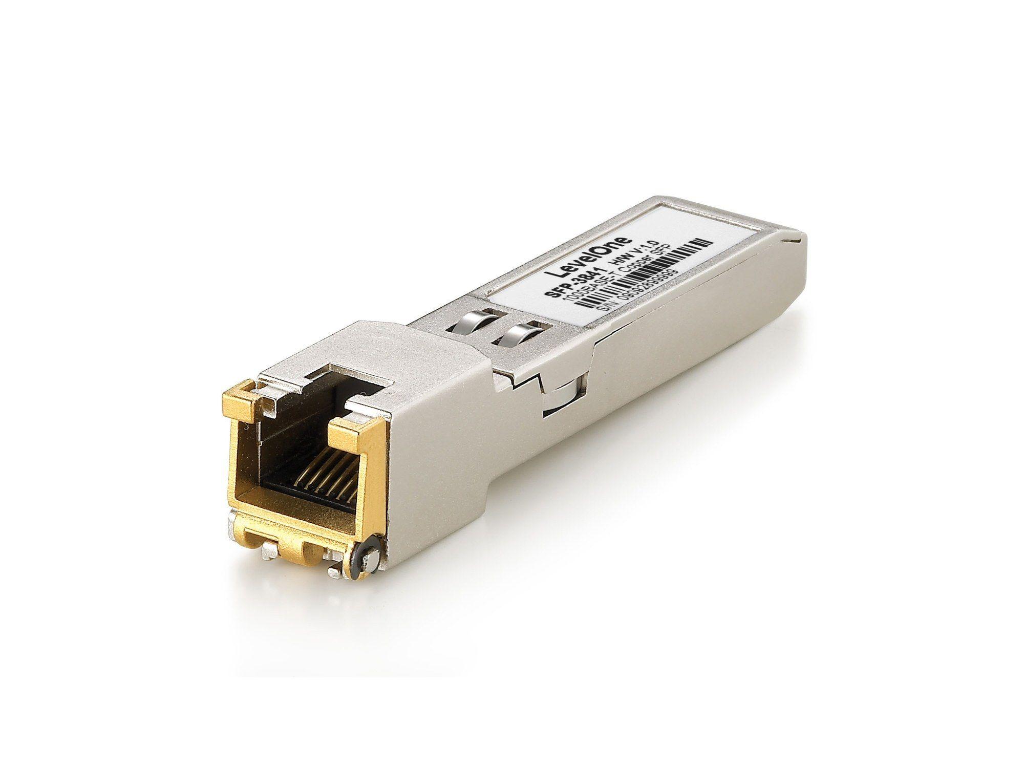 Transceptor SFP de Cobre LEVELONE SFP-3841 (1000BASE-T - 1250 Mbit/s)