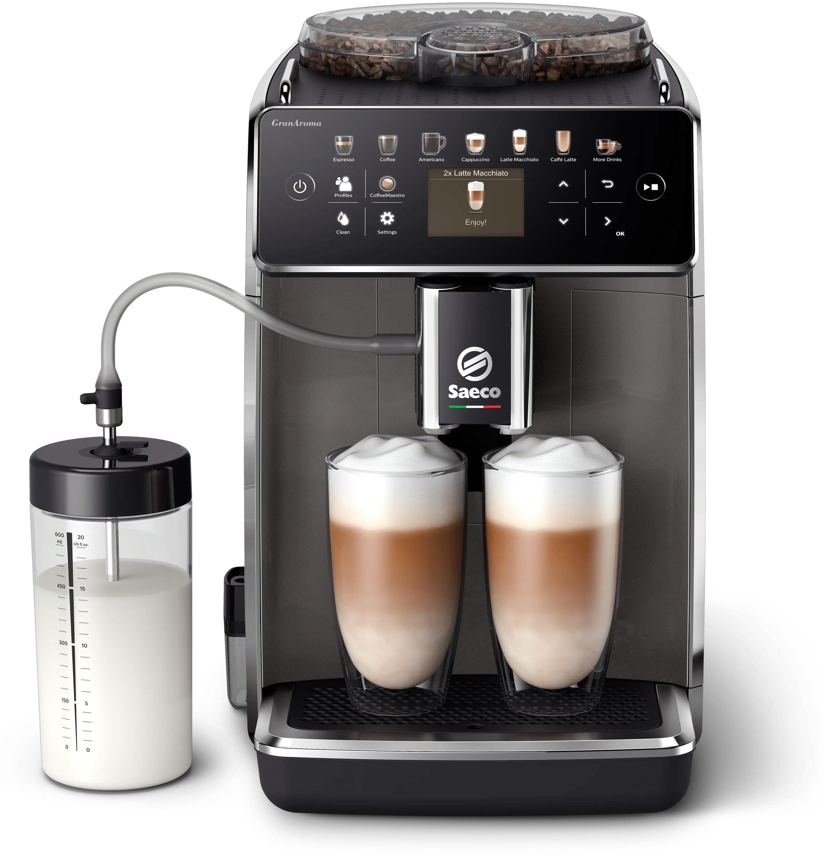 Máquina de Café Automática PHILIPS Saeco GranAroma SM6582/10 (Grãos de café - 1500 W - 15 bar) — miniatura 2