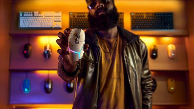 Rato LOGITECH G502 X Plus LIGHTSPEED (25600 DPI - USB Type-A - RGB - Branco) — miniatura 5