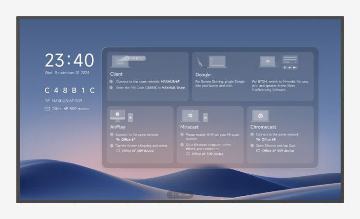 Ecrã de Sinalização Digital MAXHUB ND65CMB (65" - 4K Ultra HD - Android - Preto)