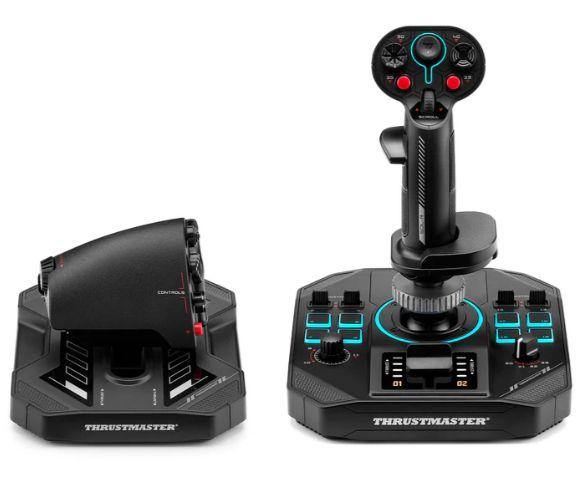 Joystick e Manete de Potência THRUSTMASTER SOL-R 4 HOTAS (PC - USB Type-C - Com fios - Preto)