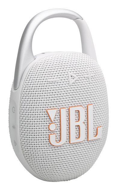 Coluna Portátil JBL Clip 5 (7 W - USB Type-C - Branco)